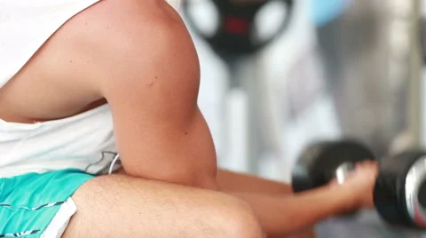 Exercise in the gym series 23 Stock Footage 41336300