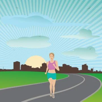 Exercise Stock Illustration