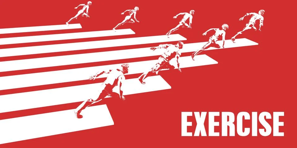 Exercise Stock Illustration