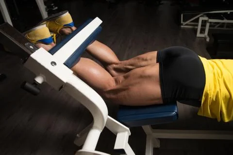 Exercise For Legs Hamstrings Stock Photos