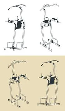 Exercise machine Stock Illustration
