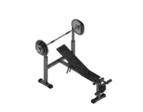 Exercise machine. Isolated on white background. Isometric projection. Vector  Stock Illustration