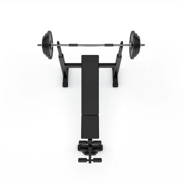 Exercise machine.Isolated on white background.3D rendering illustration. 스톡 일러스트