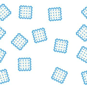 Exercise mat gym equipment vector seamless pattern Stockillustratie