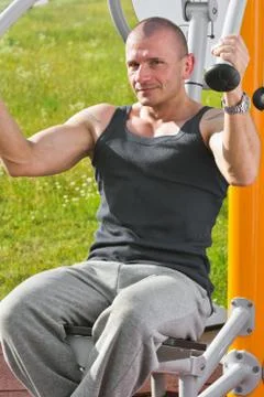 Exercise outdoor Stock Photos