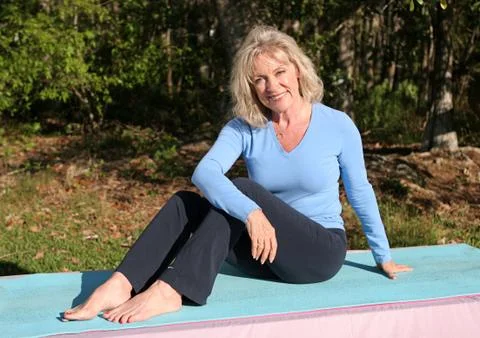 Exercise Outdoors Stock Photos