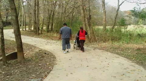 Exercise in the Park Stock Footage 43809583