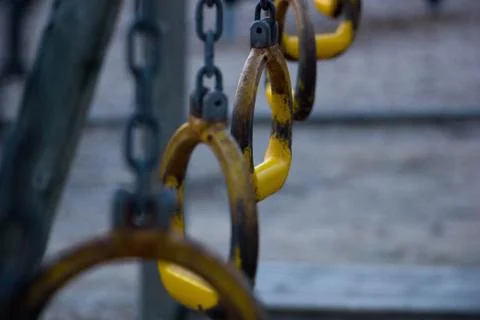 Exercise Rings 스톡 사진