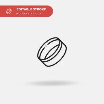 Exercise Simple vector icon. Illustration symbol design template for web mobi Stock Illustration