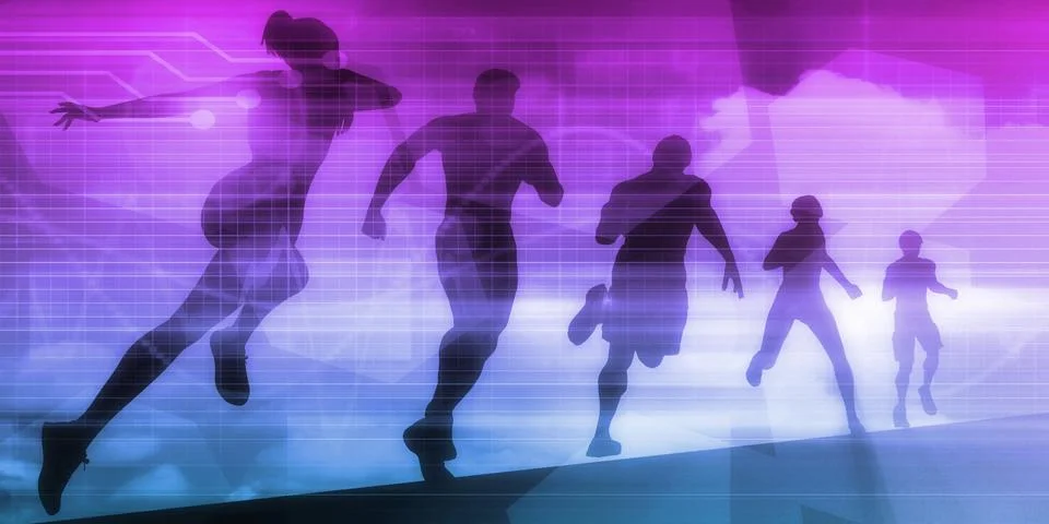 Exercise Technology Stock Illustration