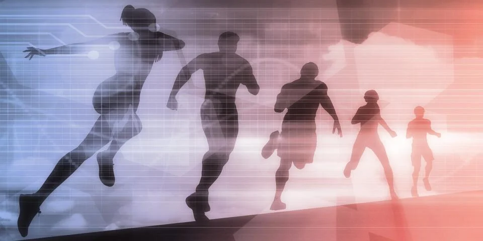 Exercise Technology Stock Illustration