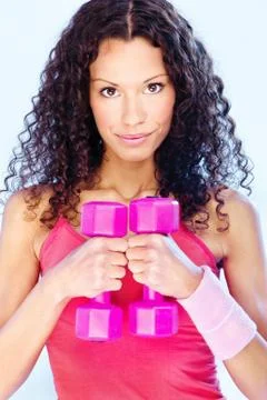 Exercise with weight Stock Photos