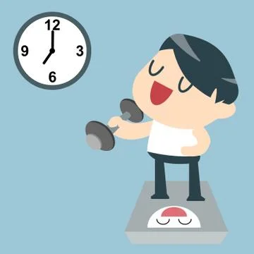 Exercises Stock Illustration