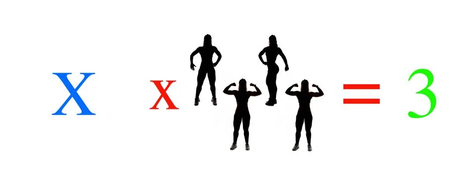 Exercises of mathematical subtraction with objects and persons 스톡 일러스트