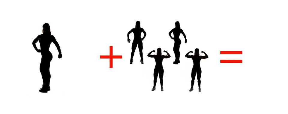 Exercises of mathematical subtraction with objects and persons Illustrazione stock