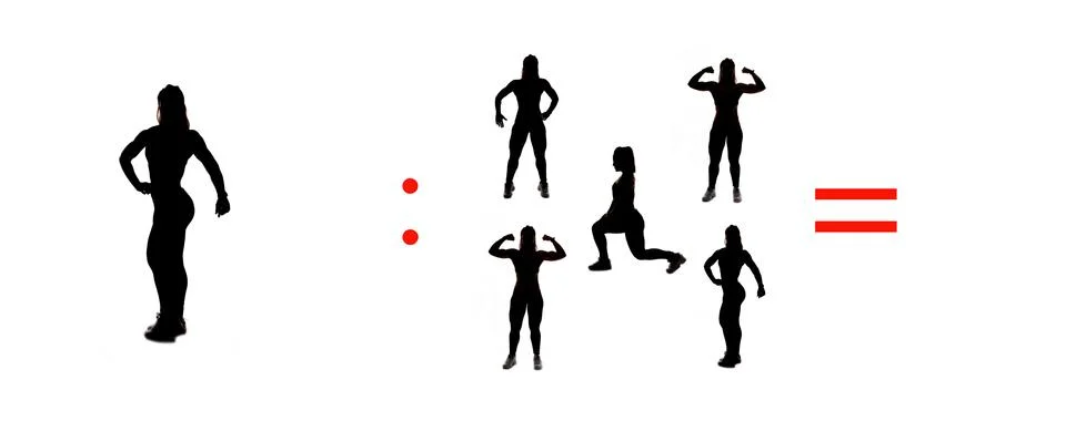 Exercises of mathematical subtraction with objects and persons Illustrazione stock