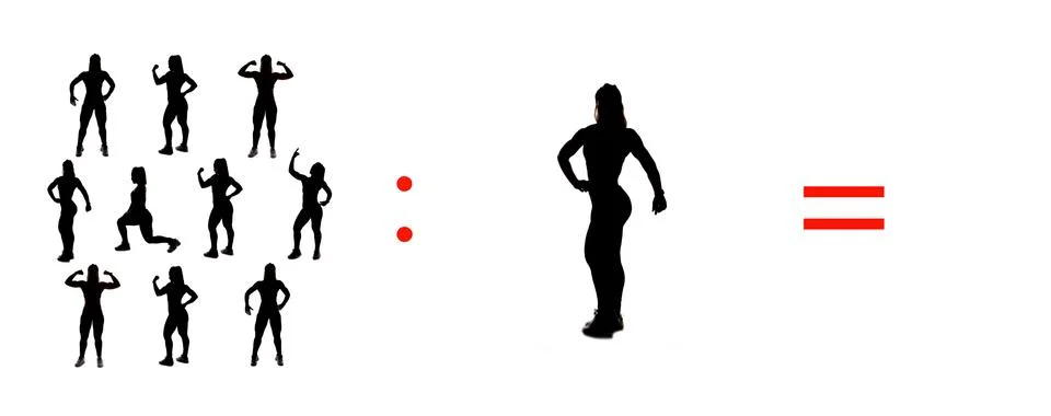 Exercises of mathematical subtraction with objects and persons Illustrazione stock