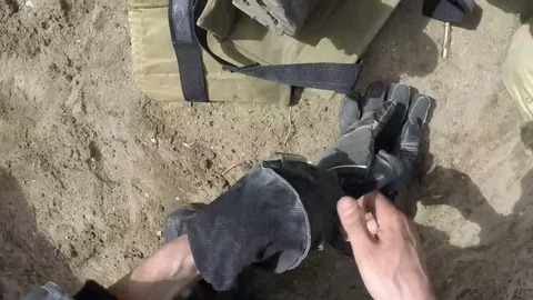 Exercises of rescuers. Auto Accident. Fire protection. Russia . Stock Footage 77143553