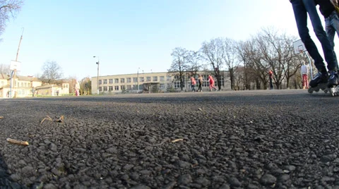 Exercises  on rollers Video stock 36784828