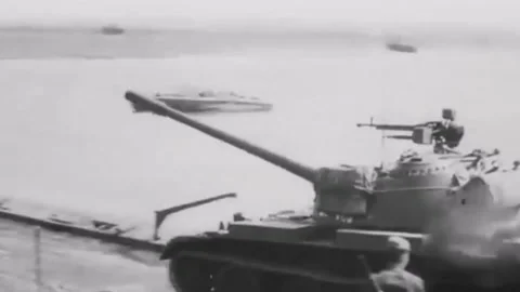 Exercises of Soviet tank crews. USSR 70s  (127) Stock Footage 263661406