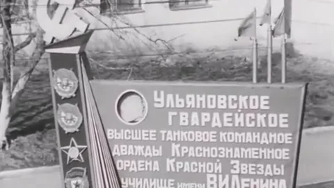 Exercises of Soviet tank crews. USSR 70s  (5) Stock Footage 263661598