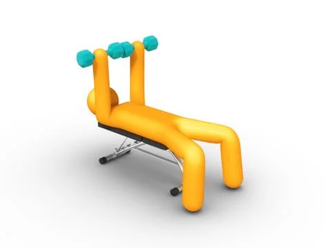 Exercising Stock Illustration