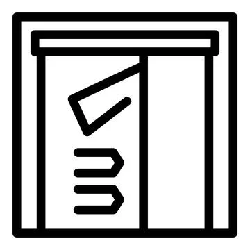 Exercising the right to vote in a democratic election process Stock Illustration