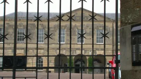 Exeter Castle Stock Footage 18048831