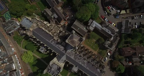 Exeter Cathedral Aerial Vidéo 108683859