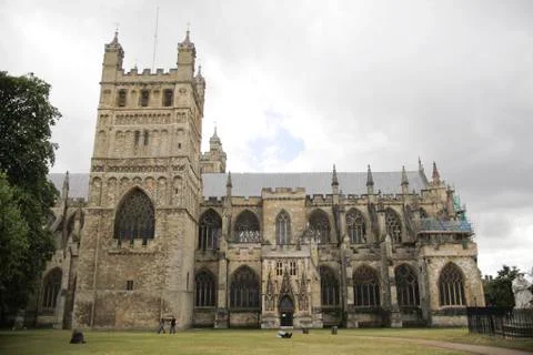Exeter cathedral Stock Photos