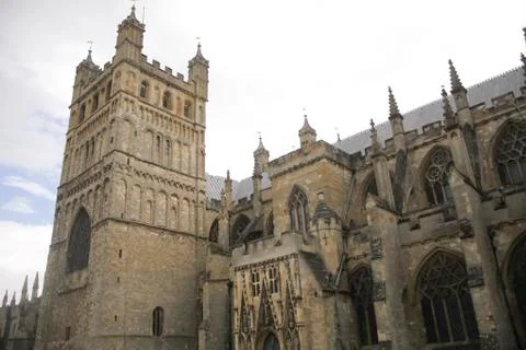 Exeter cathedral Stock Photos