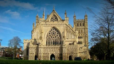 Exeter Cathedral Stock Photos