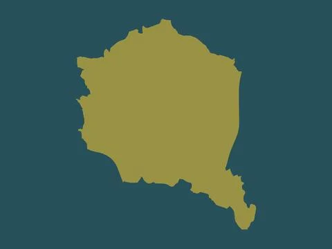 Exeter, England - Great Britain. Solid color shape Stock Illustration