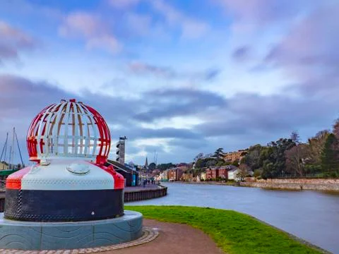 Exeter quay Stock Photos