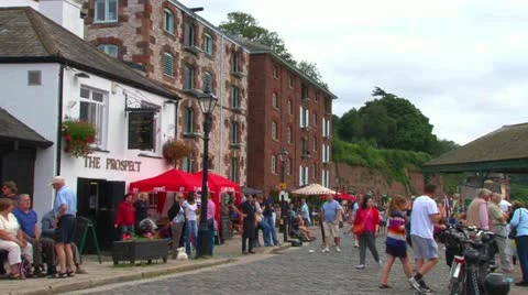 Exeter Riverside Stock Footage 18052324