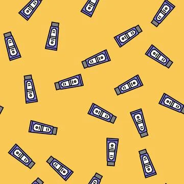 Exfoliating scrub men cosmetic vector seamless pattern Stock Illustration