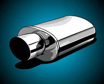 Exhaust car racing vector template Stock Illustration