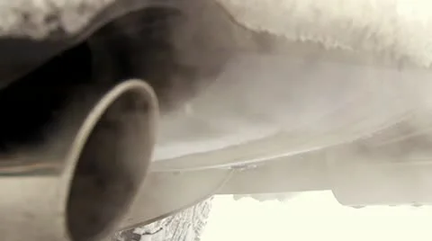 Exhaust pipe Video stock 10559390