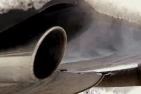 Exhaust pipe Stock Footage 10678148