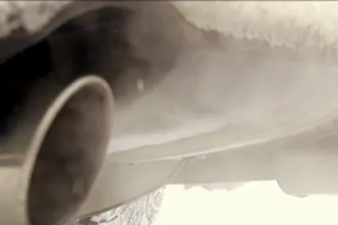 Exhaust pipe Stock Footage 10678150