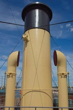 Exhaust pipe. Foto stock