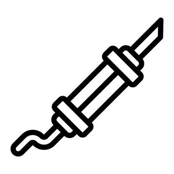 Exhaust pipe Vector Icon Design Illustration Stock Illustration
