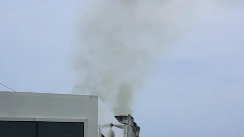 Exhaust from Ship Stock Footage 109124005