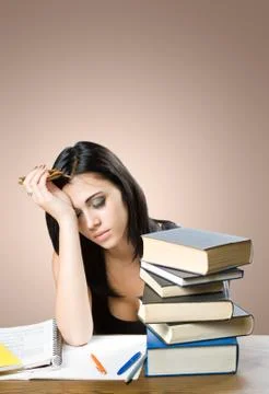 Exhausted. Stock Photos