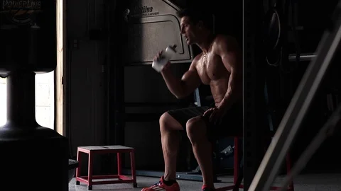 EXHAUSTION Stock Footage 128557455