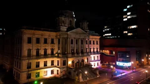 Exhibited Through - Syracuse, NY Stock Footage 336160440