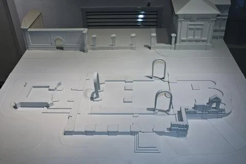 Exhibition of architectural objects at Expo, universal exposition on the theme o Stock Photos