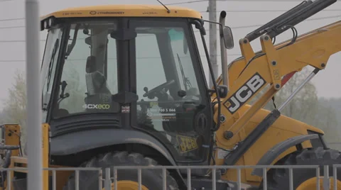 The exhibition of construction machinery Video stock 38084566