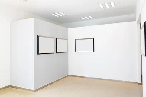 Exhibition frames Stock Photos