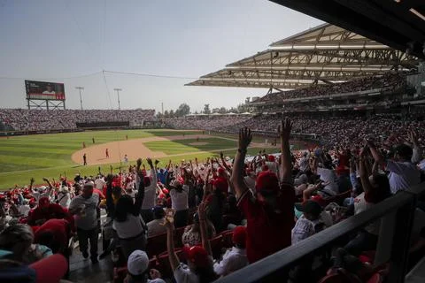 Exhibition game - Mexico Red Devils vs New York Yankees, Mexico City - 24 Mar 20 Stock Photos